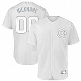 Chicago Cubs Majestic 2019 Players' Weekend Flex Base Roster Customized White Jersey,baseball caps,new era cap wholesale,wholesale hats